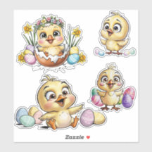 Easter Charms: Cute Chicks and Colourful Easter Eg