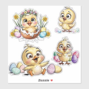 Easter Charms: Cute Chicks and Colourful Easter Eg
