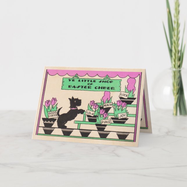 Easter Cheer Scotty Card (Front)