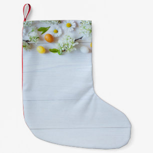 Easter Cherry Plum: Yellow Eggs. Small Christmas Stocking