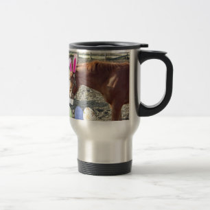 Easter Chestnut Horse Travel Mug