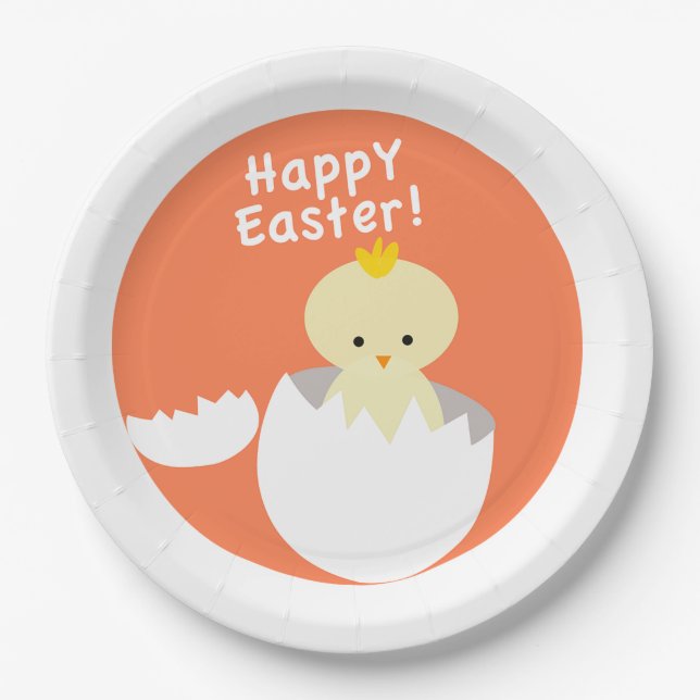 Easter Chic Paper Plate (Front)