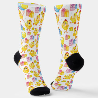 Easter Chick Birthday Party  Socks
