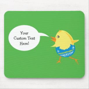 Easter Chick custom mousepad