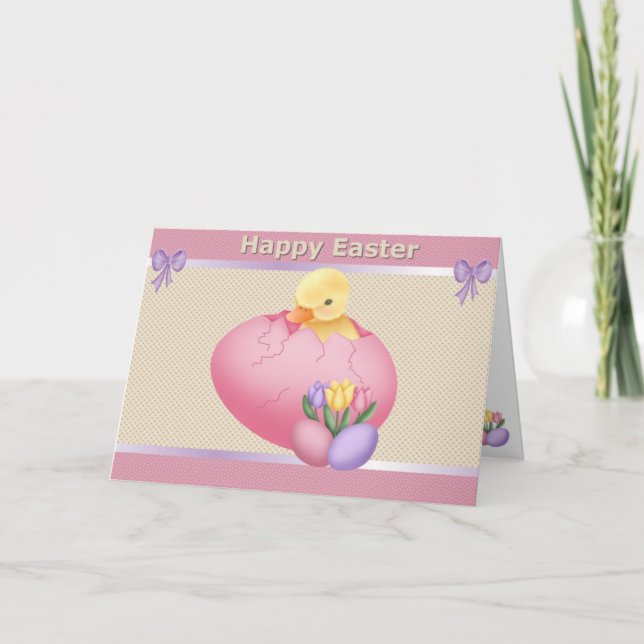 Easter Chick - Greeting Card (Front)