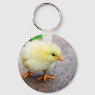 Easter Chick Key Ring