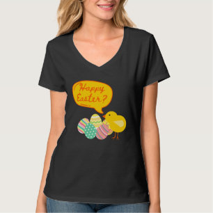 Easter Chicken Eggs Confused Little Chick Easter T-Shirt