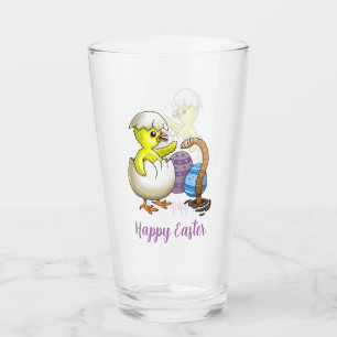 Easter Chicken Glass