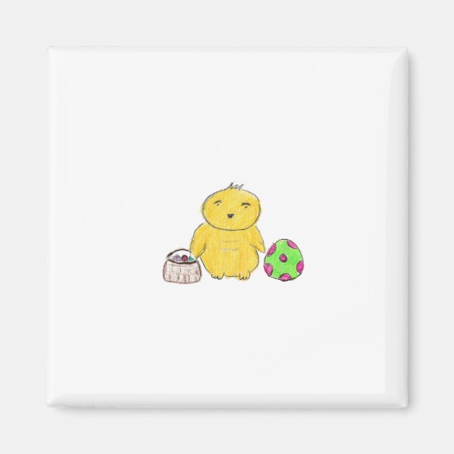 Easter Chicken Magnet (Front)