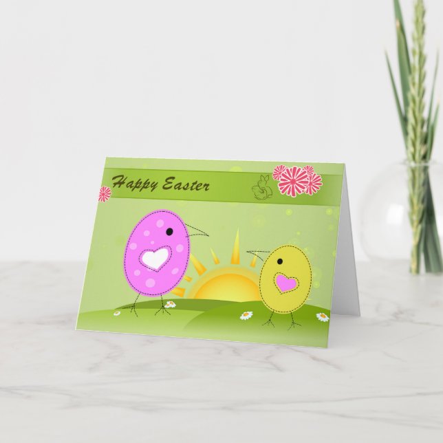 Easter Chicks Card (Front)