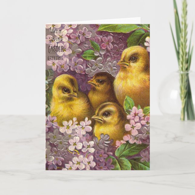 Easter Chicks Holiday Card (Front)