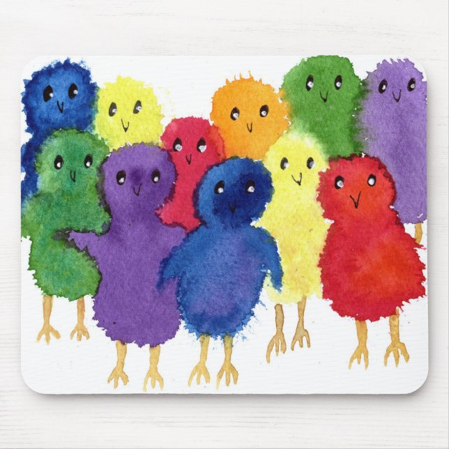 Easter Chicks Mousepad (Front)