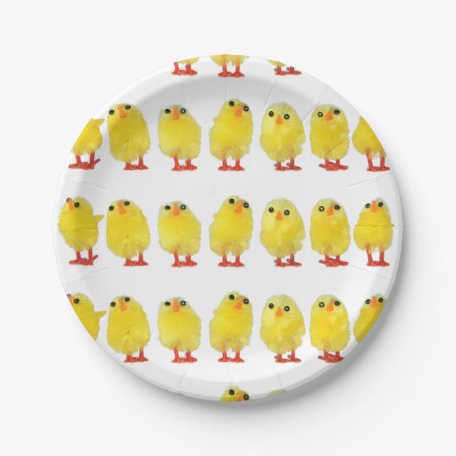 Easter Chicks Paper Plate (Front)