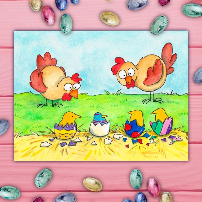 Easter chicks postcard by Nicole Janes (Creator Uploaded)