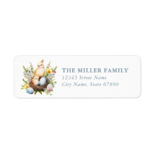 Easter Chicks Return Address Labels
