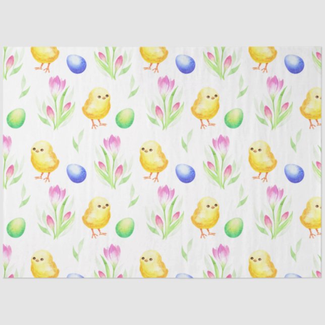 Easter Chicks Series Design 5 Tissue Paper (Front)