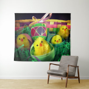 Easter Chicks Tapestry