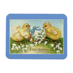  Easter Chicks With Egg Magnet