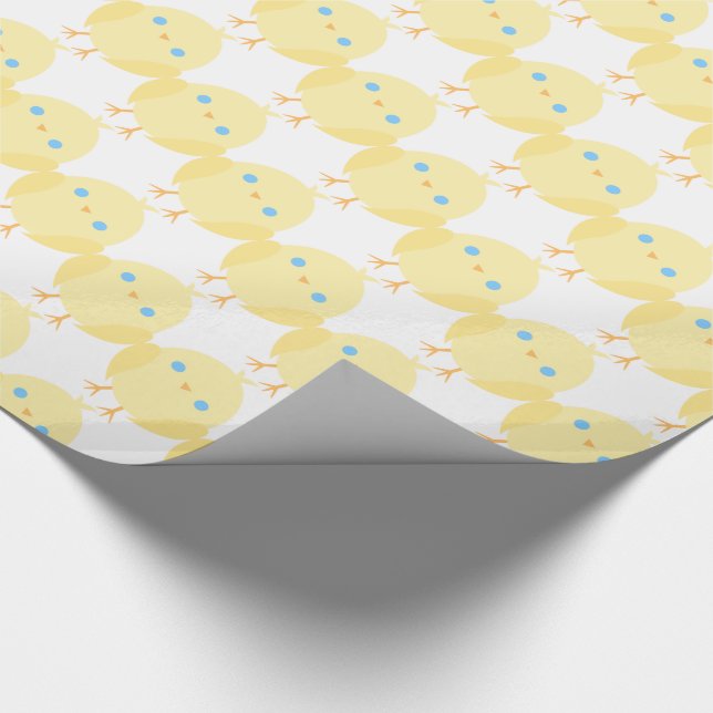 Easter Chicks Wrapping Paper (Corner)