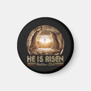 Easter Christian He is Risen Jesus Magnet