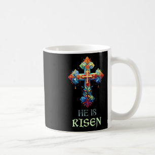 Easter Christian He Is Risen Resurrection Orthodox Coffee Mug