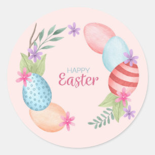 Easter Classic Round Sticker