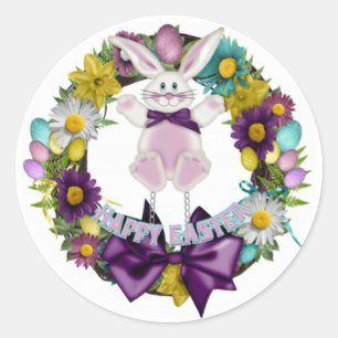 Easter Classic Round Sticker
