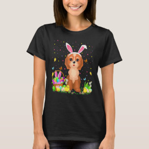 Easter Cockapoo Dog Bunny Egg Hunting Cockapoo Eas T-Shirt