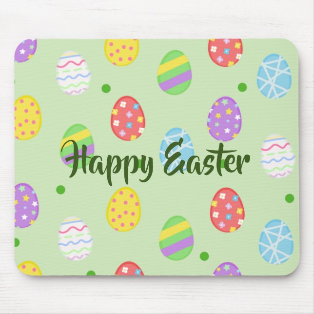 Easter colorful Eggs Festive       Mouse Mat (Front)