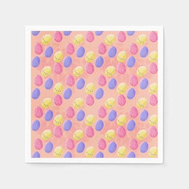 Easter colour eggs napkin (Front)