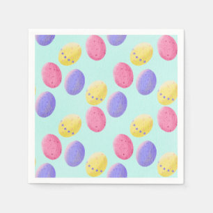 Easter colour eggs napkin