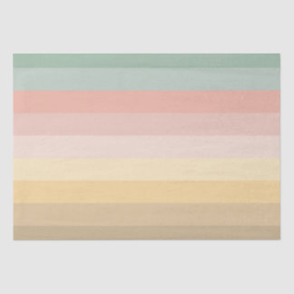 Easter Colour Stripes Pattern Tissue Paper