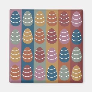 Easter Colourful Easter Eggs Happy Easter  Magnet