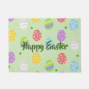 Easter colourful Eggs Festive        Doormat