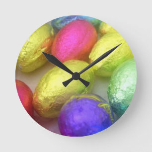 'Easter Colours' Wall Clock