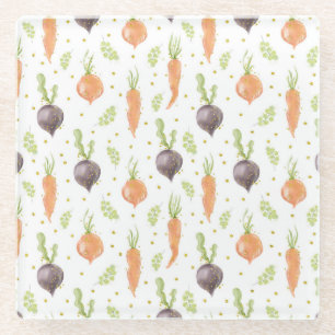 Easter Cookie Cutters Glass Coaster