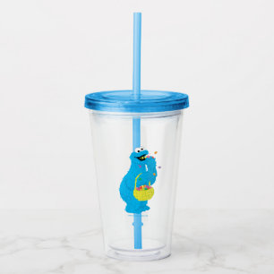 Easter Cookie Monster Acrylic Tumbler