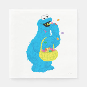 Easter Cookie Monster Napkin