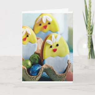 **EASTER COOKIES AND EASTER EGGS SAY**HAPPY EASTER CARD