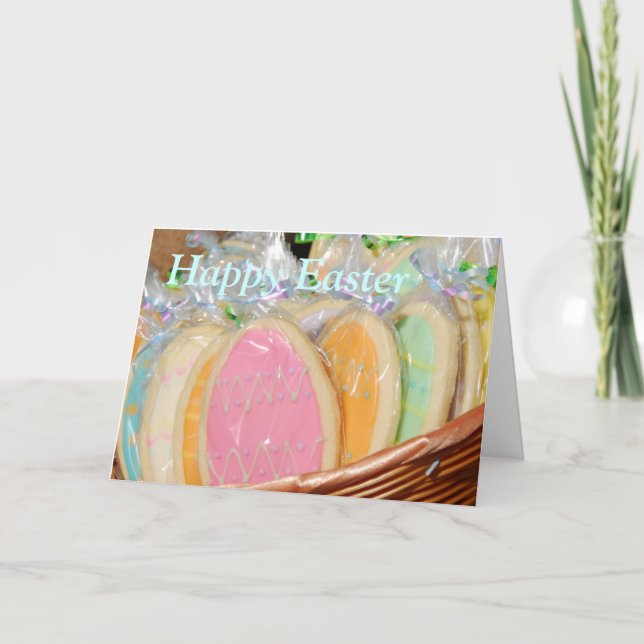 Easter Cookies Holiday Card (Front)