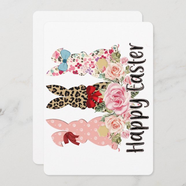 Easter cord invitation (Front/Back)