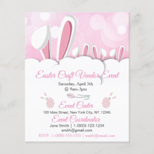 Easter Craft Vendor Event Advertising Template Flyer