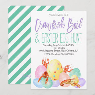 Easter Crawfish Boil Invitation