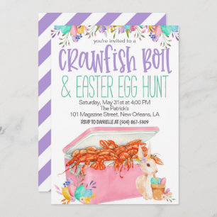 Easter Crawfish Boil Invitation