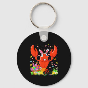Easter Crawfish Bunny Egg Hunting Crawfish Easter  Key Ring