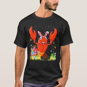 Easter Crawfish Bunny Egg Hunting Crawfish Easter T-Shirt