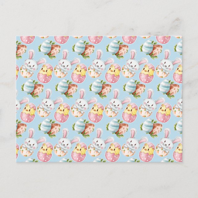 Easter Critters Postcard (Front)