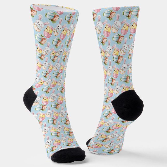 Easter Critters Socks #2 (Angled)