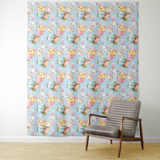 Easter Critters Tapestry  (In Situ)