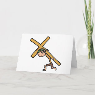Easter Cross Crucifix Card